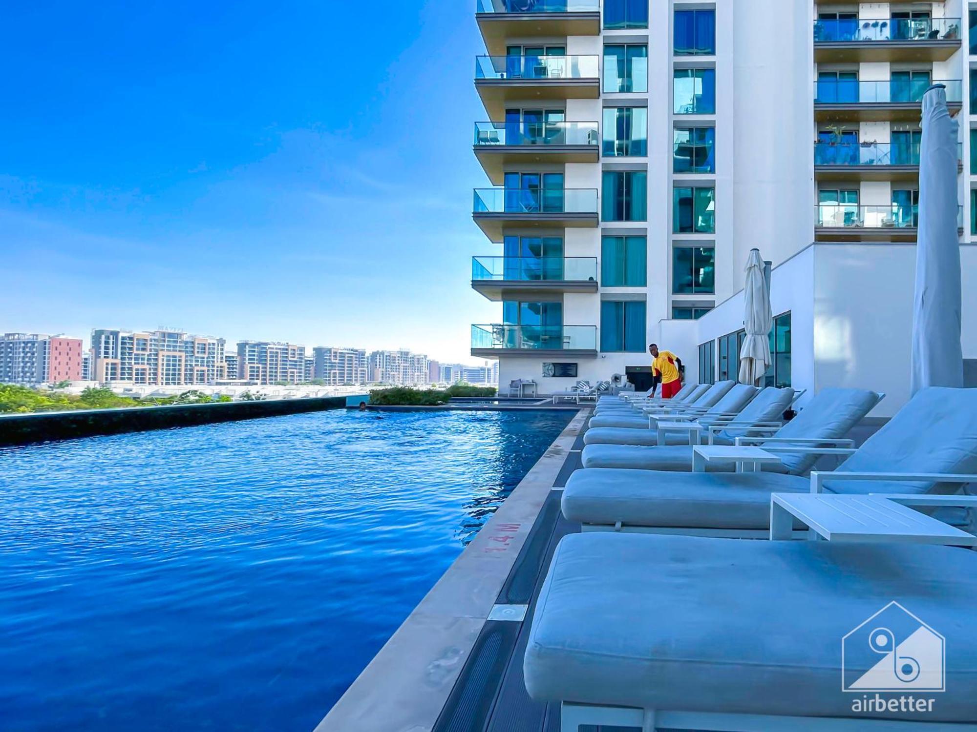 Luxurious Comfort 1-bedroom At Sobha Hartland Greens Mbr Apartment *